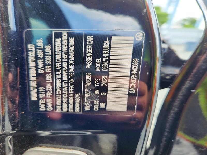 62142916 :رقم المزاد ، SJKCH5CR4HA033969 vin ، 2017 Infiniti Qx30 مزاد بيع