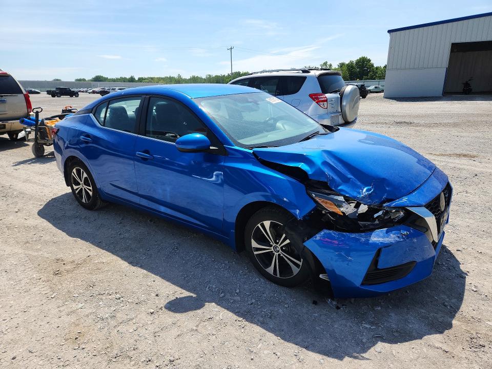 61531126 :رقم المزاد ، 3N1AB8CV0NY223191 vin ، 2022 Nissan Sentra مزاد بيع