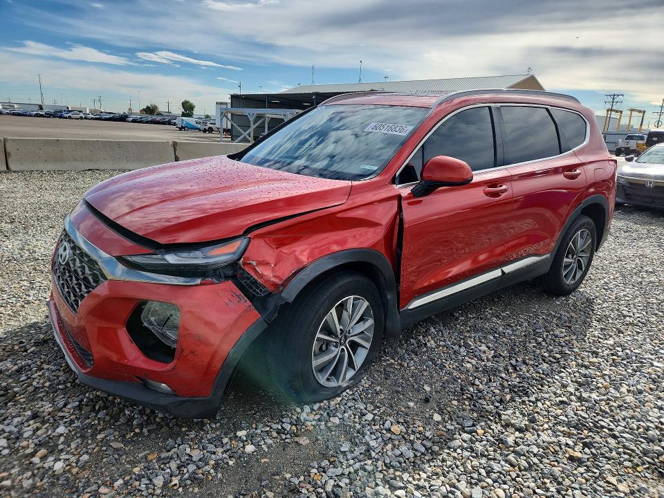 2019 Hyundai Santa Fe მანქანა იყიდება აუქციონზე, vin: 5NMS3CAD5KH042508, აუქციონის ნომერი: 60516836