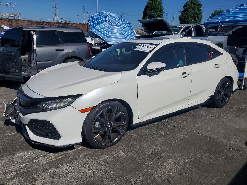 60820166 :رقم المزاد ، SHHFK7H91HU214507 vin ، 2017 Honda Civic مزاد بيع