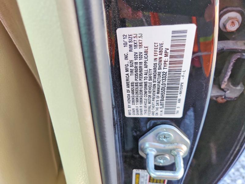 61735926 :رقم المزاد ، 5J8TB4H55DL013332 vin ، 2013 Acura Rdx مزاد بيع