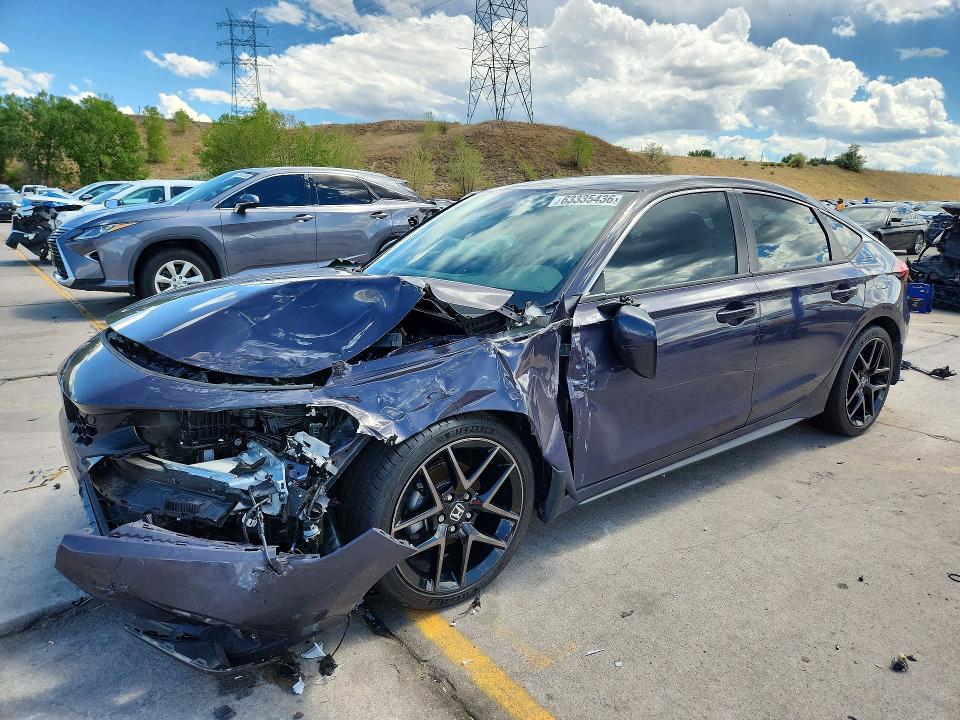 63335436 :رقم المزاد ، 19XFL1H87NE018947 vin ، 2022 Honda Civic مزاد بيع