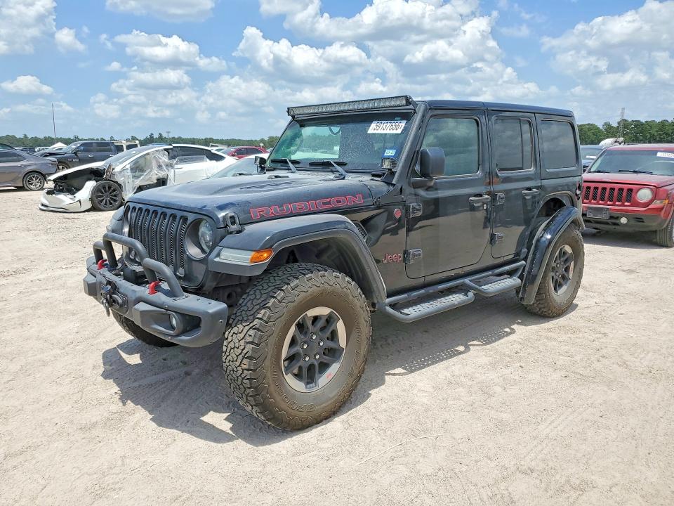 59137656 :رقم المزاد ، 1C4HJXFG7JW117926 vin ، 2018 Jeep Wrangler Unlimited مزاد بيع