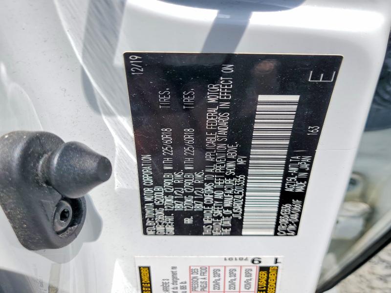 2020 Lexus Nx მანქანა იყიდება აუქციონზე, vin: JTJSARDZ4L5013356, აუქციონის ნომერი: 59265656