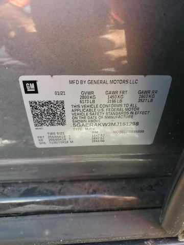 Продажа на аукционе авто 2021 Buick Enclave, vin: 5GAERAKW3MJ161298, номер лота: 61935736