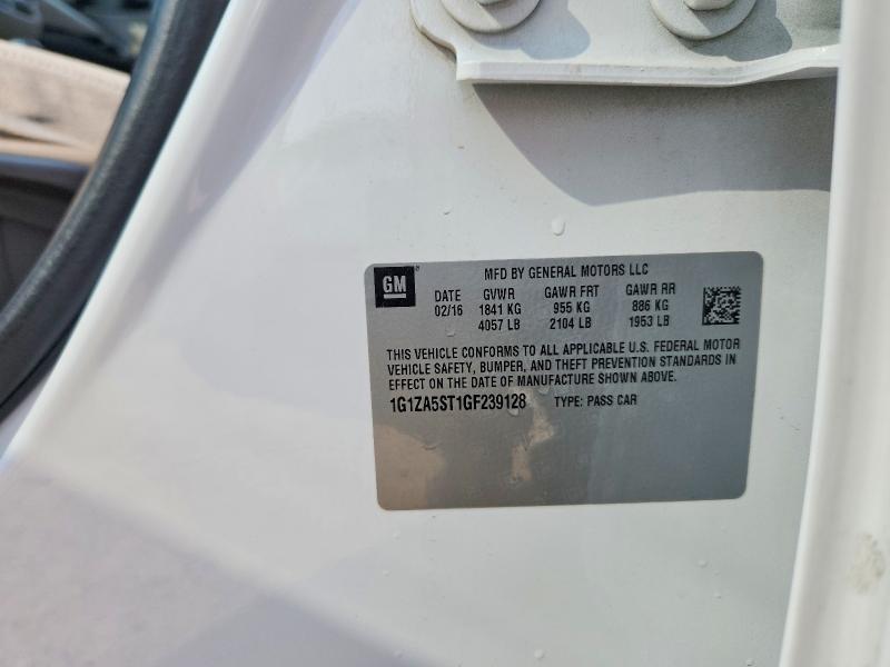 Продажа на аукционе авто 2016 Chevrolet Malibu, vin: 1G1ZA5ST1GF239128, номер лота: 61217236