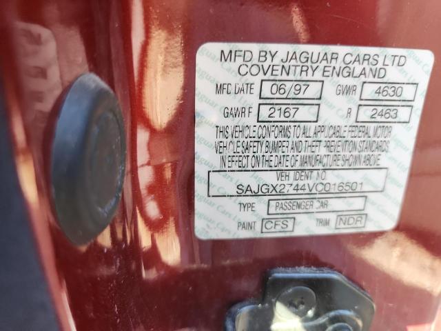 Aukcja sprzedaży 1997 Jaguar Xk8, vin: SAJGX2744VC016501, numer aukcji: 49499946