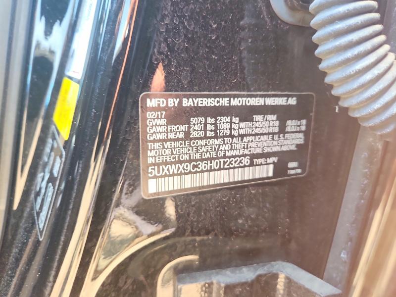 Продаж на аукціоні авто 2017 Bmw X3, vin: 5UXWX9C36H0T23236, номер лоту: 63159746