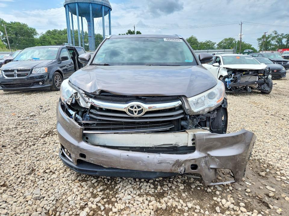 60496826 :رقم المزاد ، 5TDDKRFH9ES007322 vin ، 2014 Toyota Highlander مزاد بيع