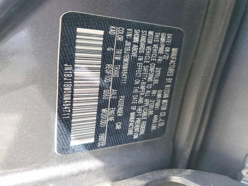 Продажа на аукционе авто 2022 Nissan Rogue Sport, vin: JN1BJ1BW0NW484711, номер лота: 60668846