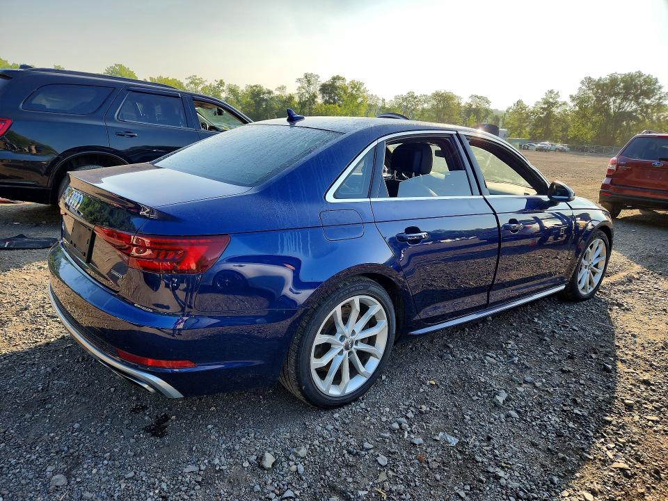 2019 Audi A4 მანქანა იყიდება აუქციონზე, vin: WAUENAF44KN006135, აუქციონის ნომერი: 62084236