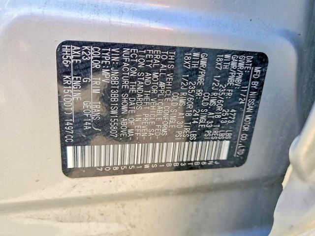 Продажа на аукционе авто 2025 Nissan Rogue, vin: JN8BT3BB1SW155807, номер лота: 60871586