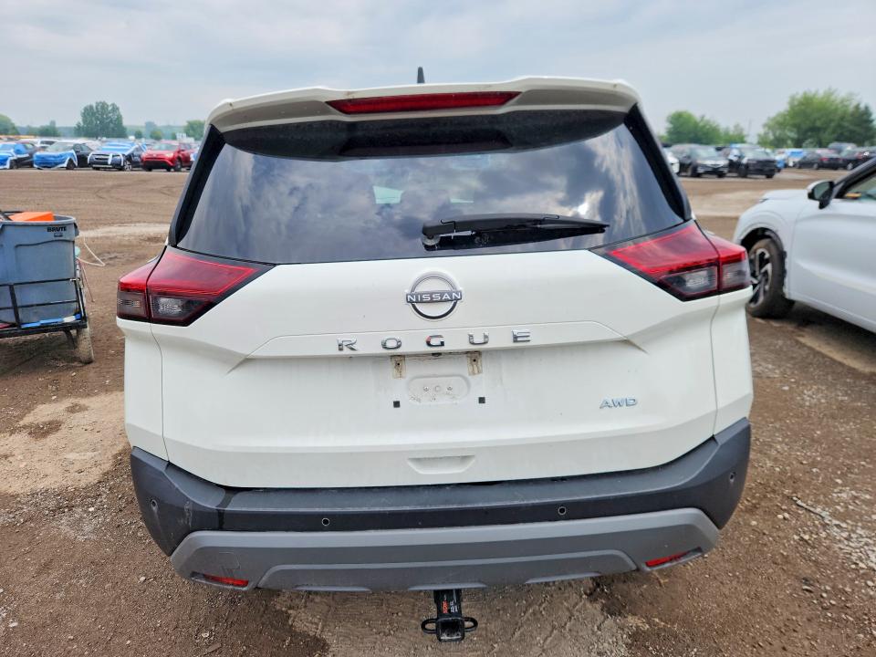 59238066 :رقم المزاد ، 5N1AT3AB9NC703532 vin ، 2022 Nissan Rogue مزاد بيع