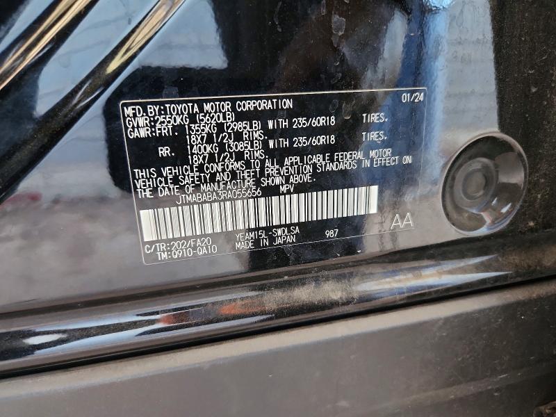 57494216 :رقم المزاد ، JTMABABA3RA055656 vin ، 2024 Subaru Solterra مزاد بيع