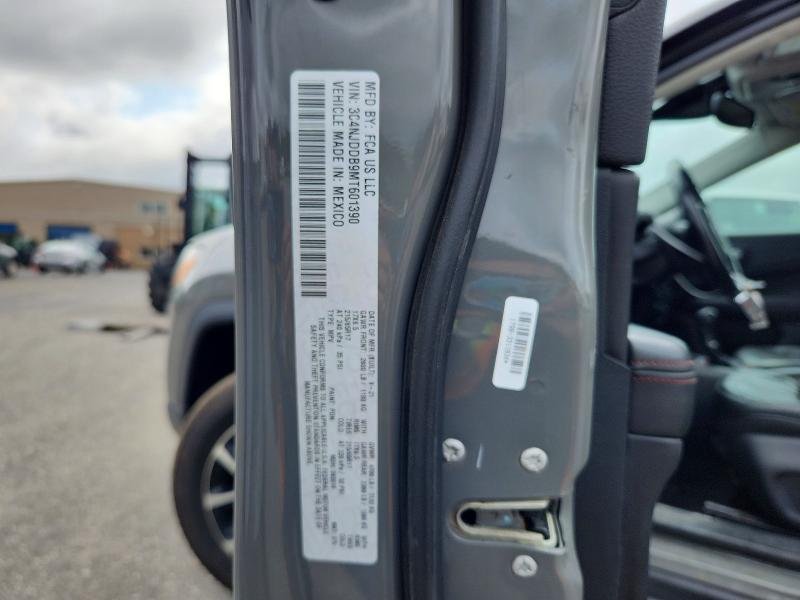 2021 Jeep Compass მანქანა იყიდება აუქციონზე, vin: 3C4NJDDB9MT601390, აუქციონის ნომერი: 59585876