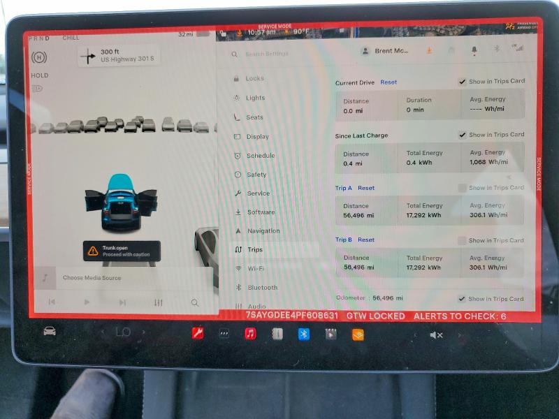 2023 Tesla Model Y მანქანა იყიდება აუქციონზე, vin: 7SAYGDEE4PF608631, აუქციონის ნომერი: 59958806