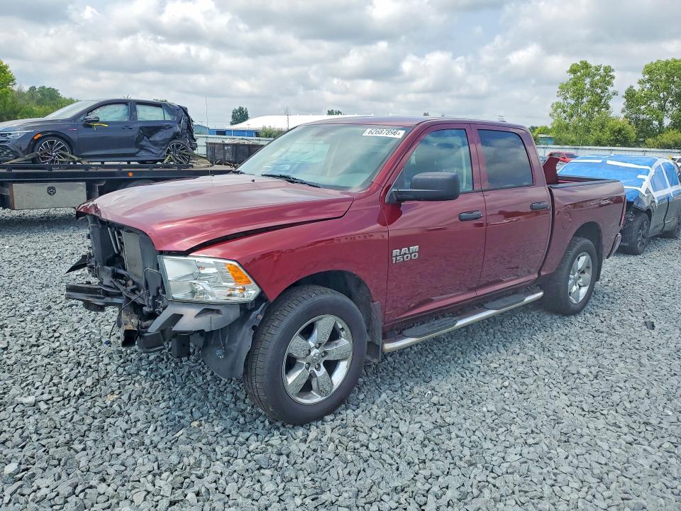 62687896 :رقم المزاد ، 1C6RR7KG7JS338976 vin ، 2018 Ram 1500 مزاد بيع