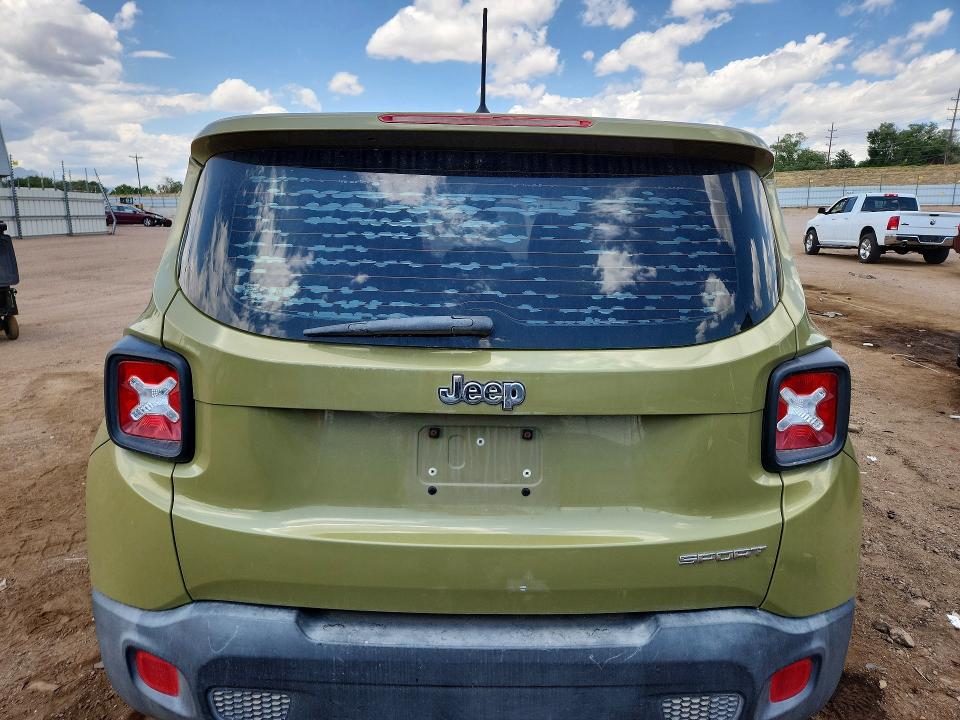 Продаж на аукціоні авто 2015 Jeep Renegade, vin: ZACCJAAH7FPC04303, номер лоту: 61581446