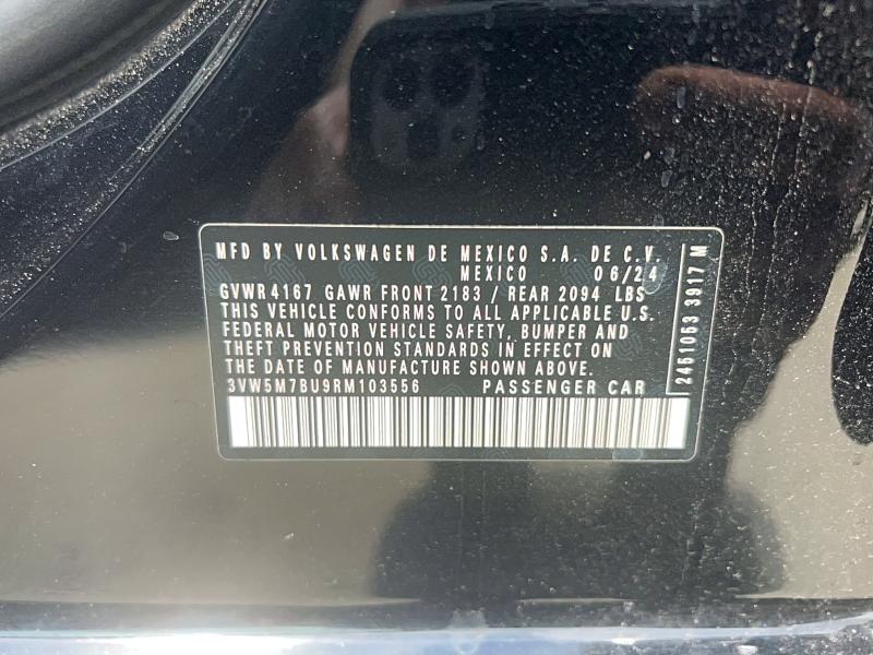 61178446 :رقم المزاد ، 3VW5M7BU9RM103556 vin ، 2024 Volkswagen Jetta مزاد بيع