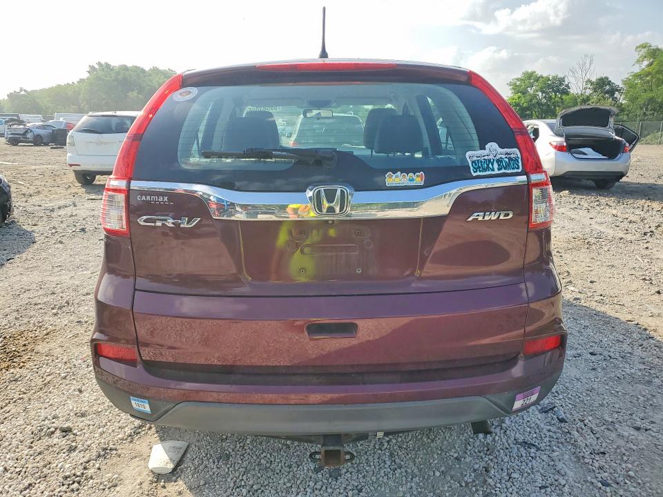 59583866 :رقم المزاد ، 5J6RM4H36FL102602 vin ، 2015 Honda Cr-v مزاد بيع