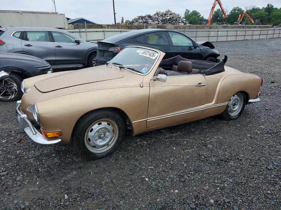 59721426 :رقم المزاد ، 1412743791 vin ، 1971 Volkswagen Karmann Ghia مزاد بيع