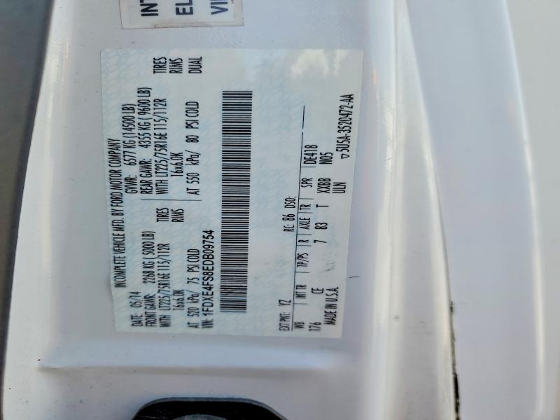 60445716 :رقم المزاد ، 1FDXE4FS8EDB09754 vin ، 2014 Ford Econoline مزاد بيع