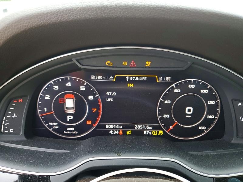 Aukcja sprzedaży 2018 Audi Q7, vin: WA1LABF71JD005478, numer aukcji: 61503716