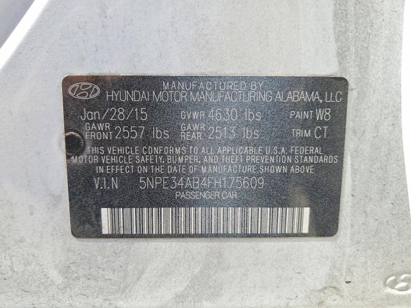 Aukcja sprzedaży 2015 Hyundai Sonata, vin: 5NPE34AB4FH175609, numer aukcji: 60080756