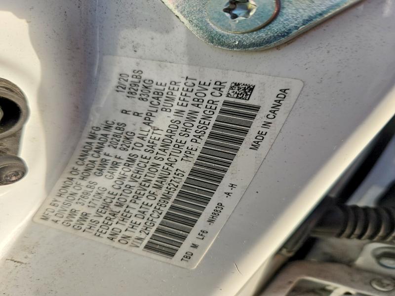 Продажа на аукционе авто 2021 Honda Civic, vin: 2HGFC2F69MH527157, номер лота: 62220626
