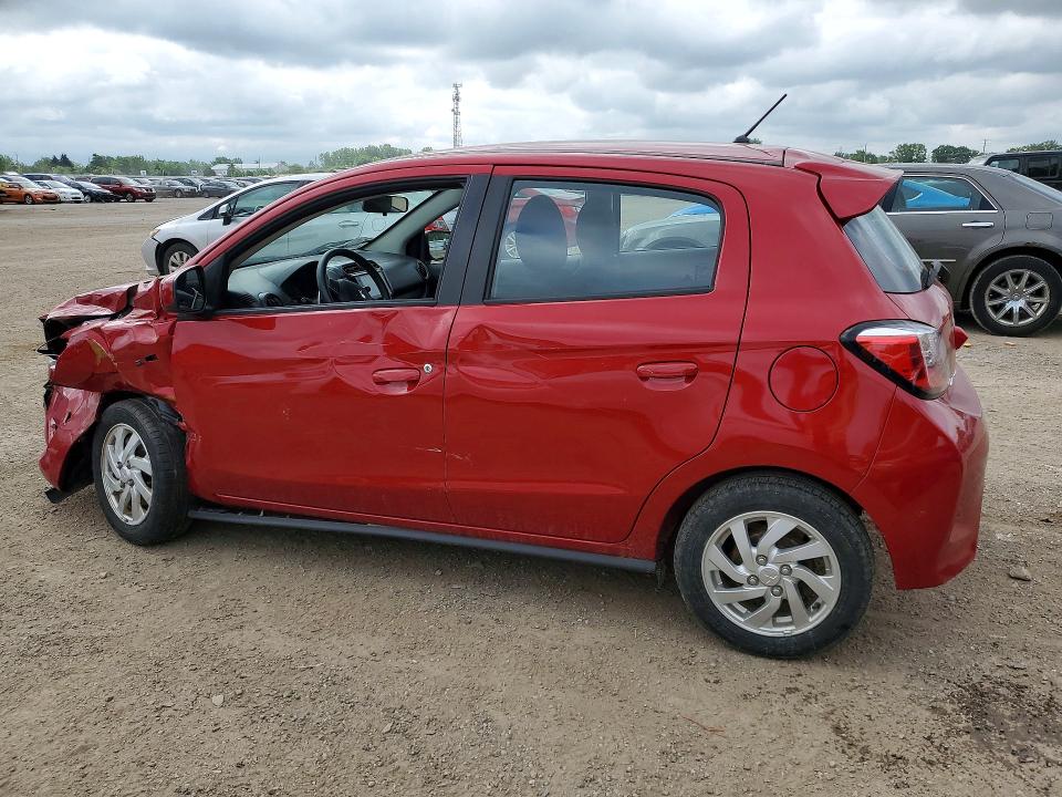 2023 Mitsubishi Mirage მანქანა იყიდება აუქციონზე, vin: ML32AUHJ3PH005346, აუქციონის ნომერი: 58848136
