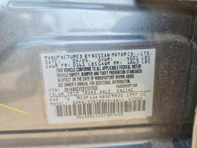 Продажа на аукционе авто 2025 Nissan Sentra, vin: 3N1AB8CV2SY327600, номер лота: 62284856