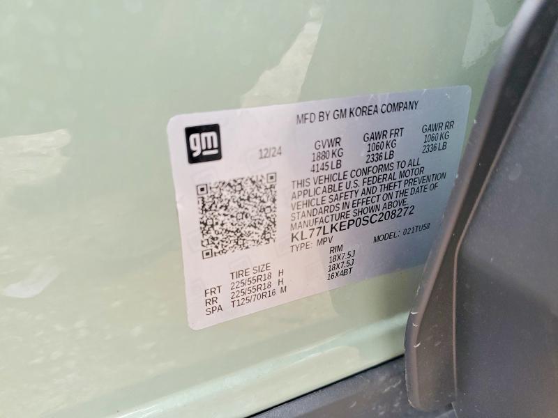 Продажа на аукционе авто 2025 Chevrolet Trax, vin: KL77LKEP0SC208272, номер лота: 61084456