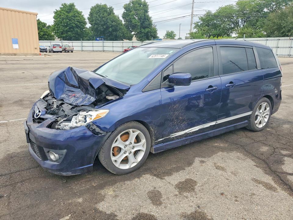 2010 Mazda 5 მანქანა იყიდება აუქციონზე, vin: JM1CR2W30A0388333, აუქციონის ნომერი: 62817746