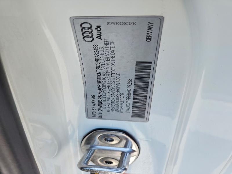 63588166 :رقم المزاد ، WAUCVAFR6BA019298 vin ، 2011 Audi S5 مزاد بيع