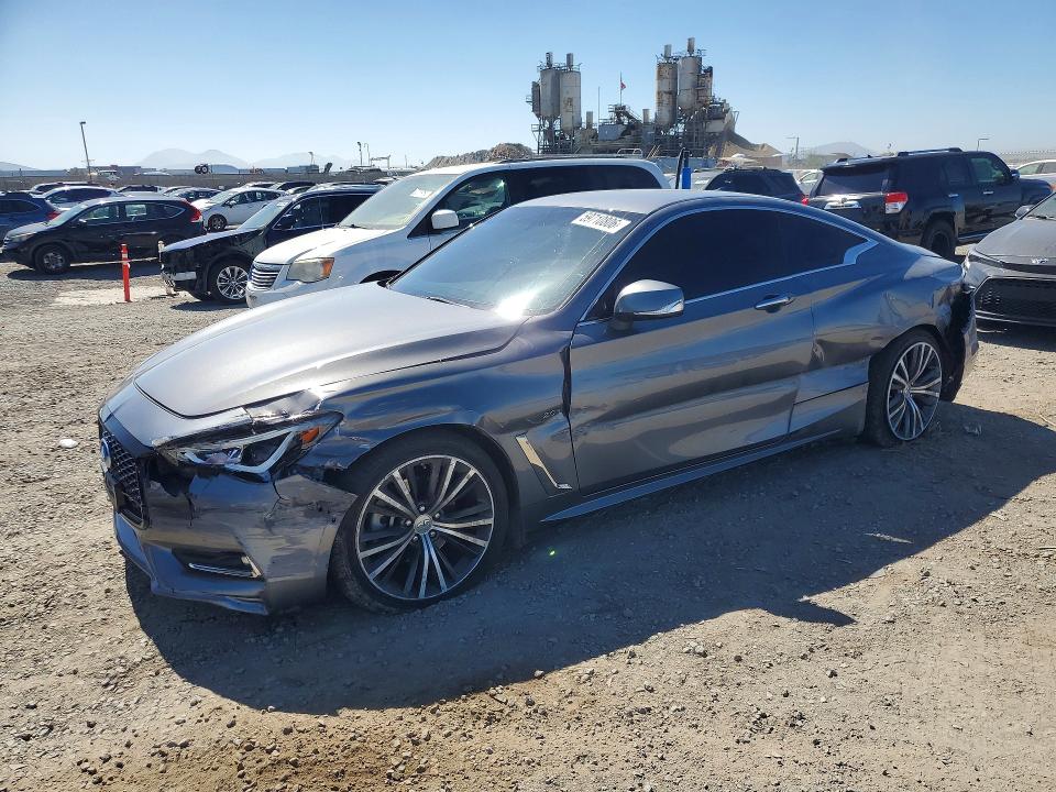 2018 Infiniti Q60 მანქანა იყიდება აუქციონზე, vin: JN1CV7EK0JM200553, აუქციონის ნომერი: 59710806