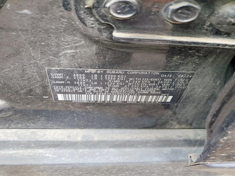 Продажа на аукционе авто 2024 Subaru Outback, vin: 4S4BTAAC5R3287101, номер лота: 59803426