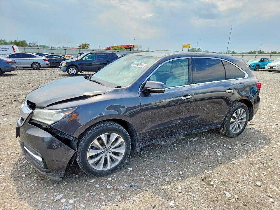59399306 :رقم المزاد ، 5FRYD4H45FB032568 vin ، 2015 Acura Mdx مزاد بيع
