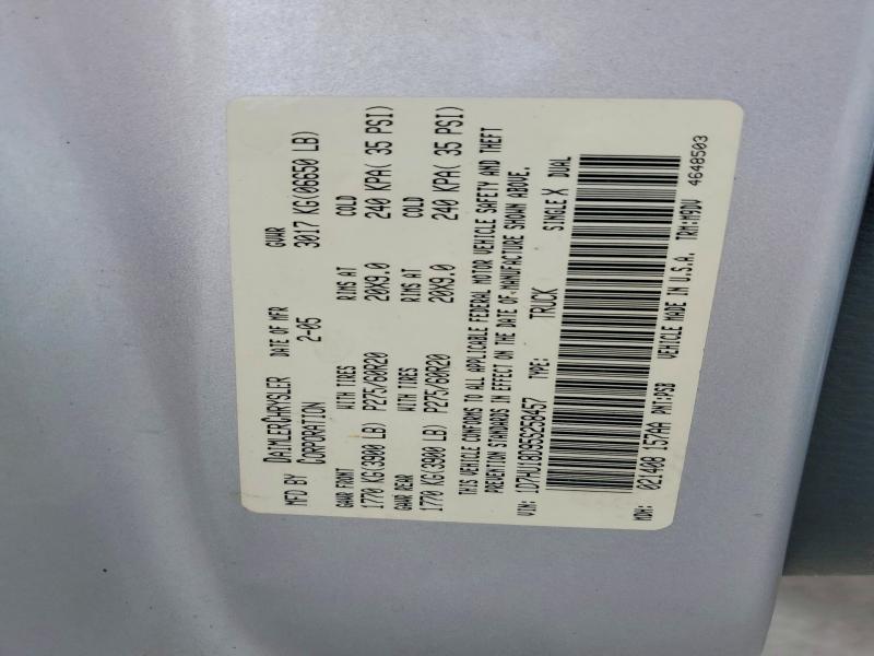 Aukcja sprzedaży 2005 Dodge Ram 1500, vin: 1D7HU18D95S258457, numer aukcji: 58837826