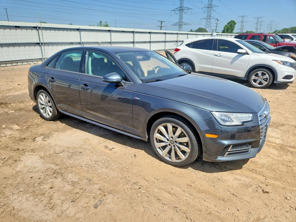 2018 Audi A4 მანქანა იყიდება აუქციონზე, vin: WAUKMAF43JA147774, აუქციონის ნომერი: 59095596
