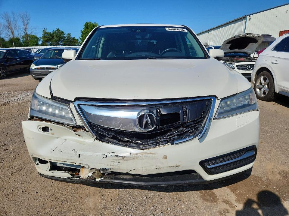 2016 Acura Mdx მანქანა იყიდება აუქციონზე, vin: 5FRYD4H60GB504937, აუქციონის ნომერი: 60805916