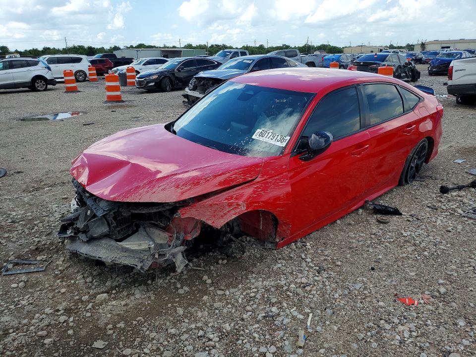 60179136 :رقم المزاد ، 2HGFE2F54NH562398 vin ، 2022 Honda Civic مزاد بيع