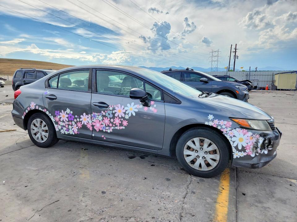 61634916 :رقم المزاد ، JHMFB2F55CS000697 vin ، 2012 Honda Civic مزاد بيع