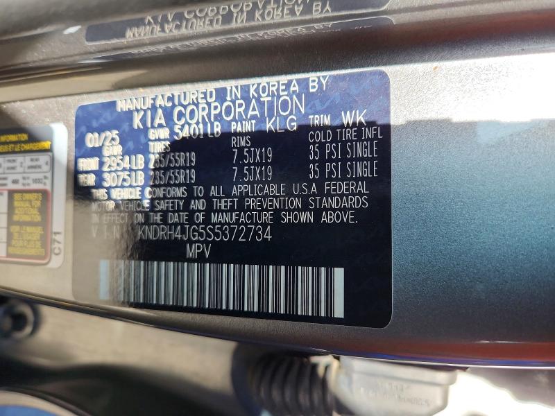 Продаж на аукціоні авто 2025 Kia Sorento, vin: KNDRH4JG5S5372734, номер лоту: 59988636