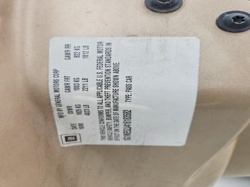 Aukcja sprzedaży 2001 Chevrolet Malibu, vin: 1G1NE52J416183582, numer aukcji: 61475196