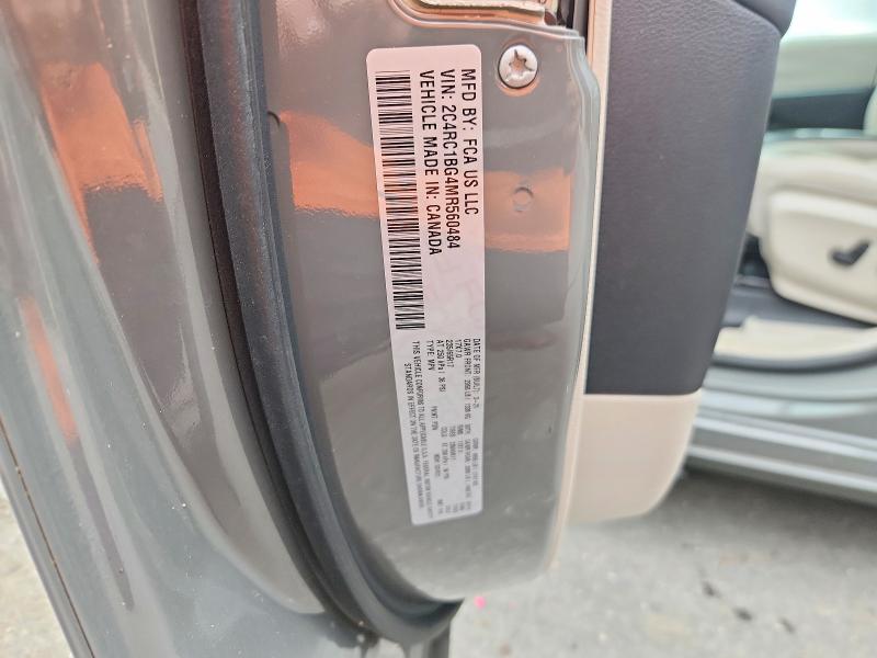 Aukcja sprzedaży 2021 Chrysler Pacifica, vin: 2C4RC1BG4MR560484, numer aukcji: 60221326