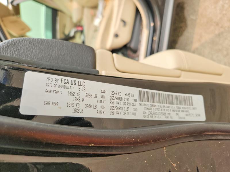 Aukcja sprzedaży 2018 Jeep Grand Cherokee, vin: 1C4RJFBGXJC426490, numer aukcji: 60784326