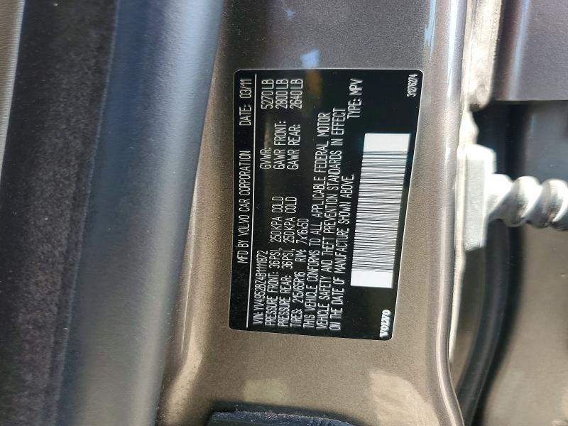 Продаж на аукціоні авто 2011 Volvo Xc70, vin: YV4952BZ4B1111872, номер лоту: 60381246