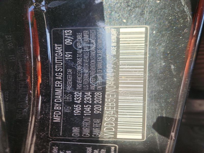 85635555 :رقم المزاد ، WDDSJ4EB5EN044499 vin ، 2014 Mercedes-benz Cla مزاد بيع