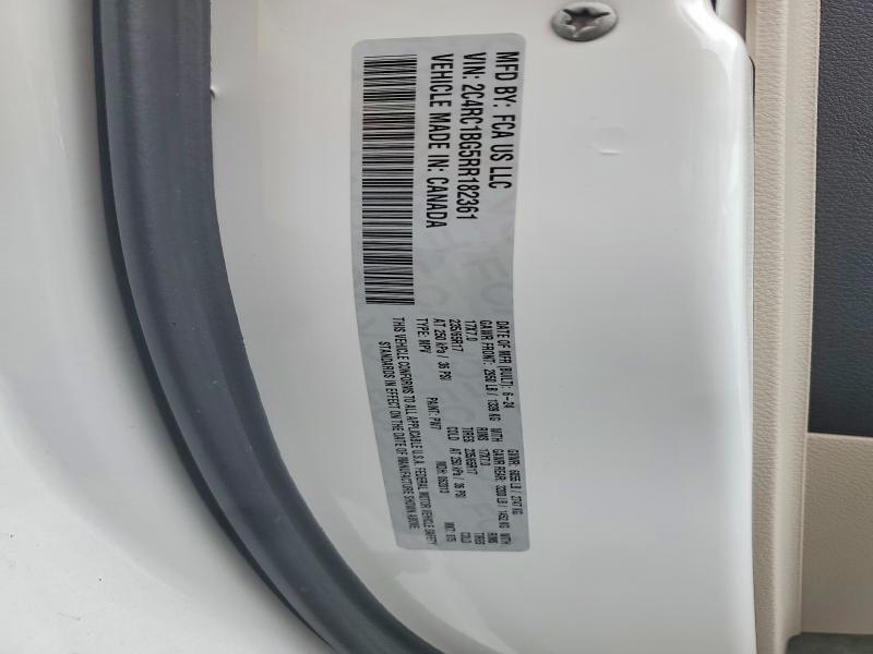 Продажа на аукционе авто 2024 Chrysler Pacifica, vin: 2C4RC1BG5RR182361, номер лота: 60412666