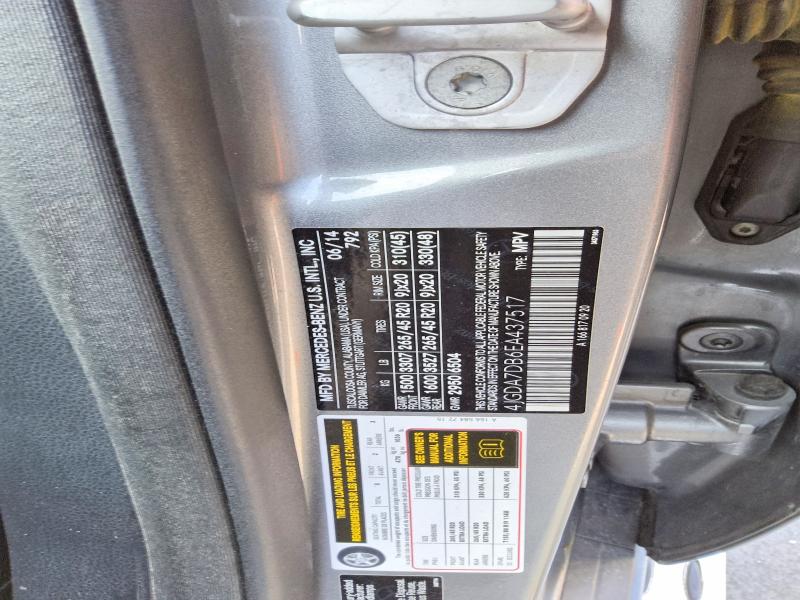 Aukcja sprzedaży 2014 Mercedes-benz Ml, vin: 4JGDA7DB6EA437517, numer aukcji: 60162136
